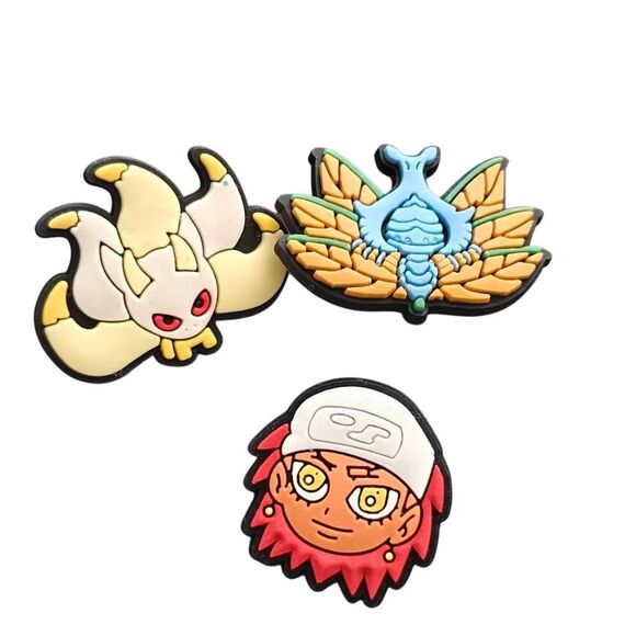 Anime Naruto 3 PC Croc Charm Jibitz - Picture 1 of 1